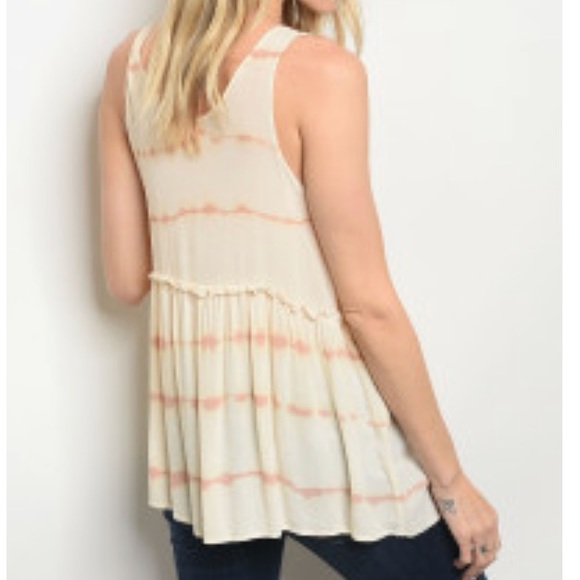 Sherbert Please MEDIUM Tank Top || Tye Dye - Picture 4 of 5